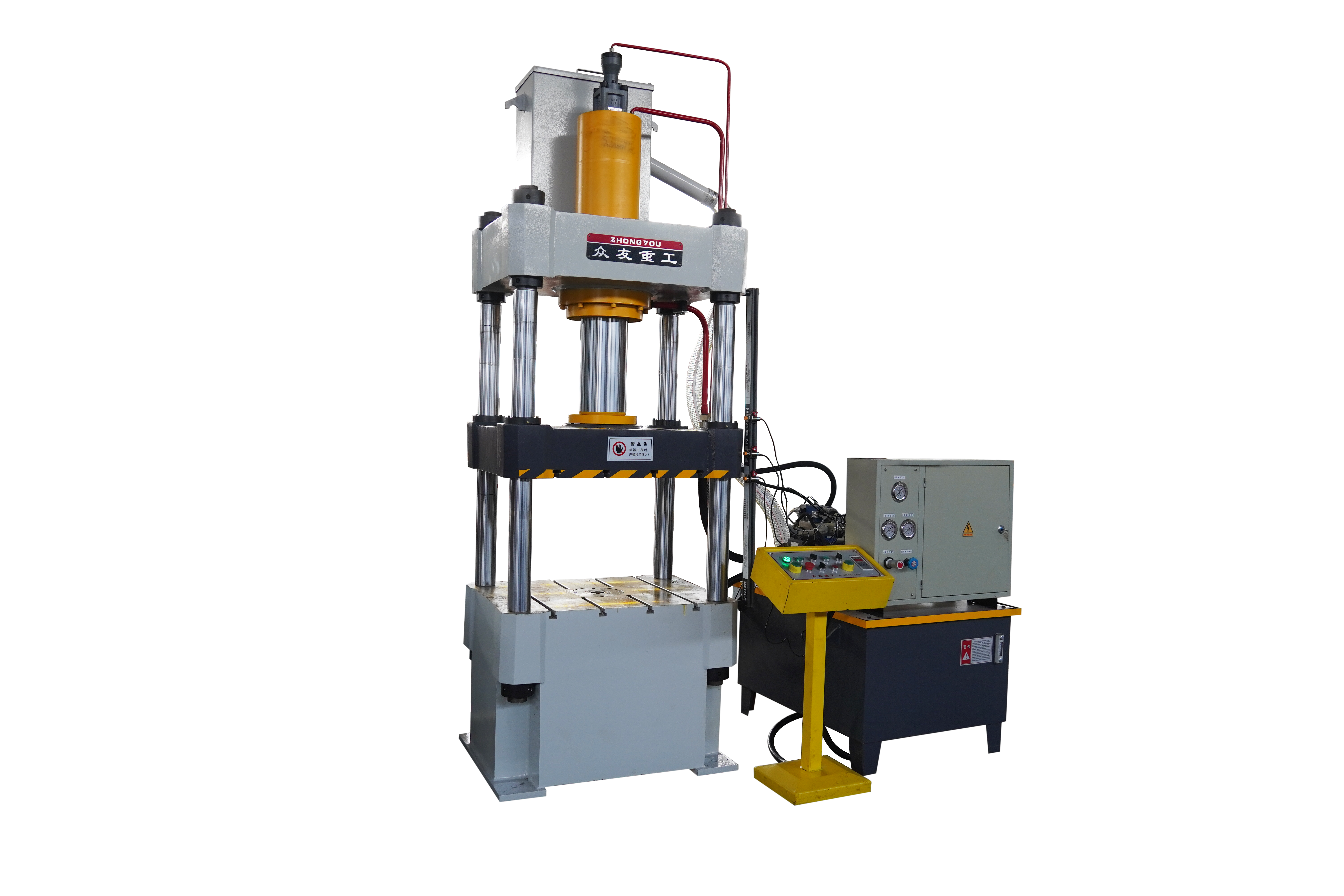 100 tons of four  column hydraulic press