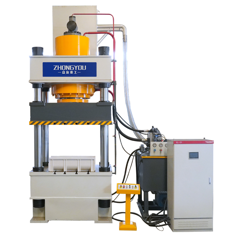 Composite hot press molding hydraulic press  u-shaped gutter presses
