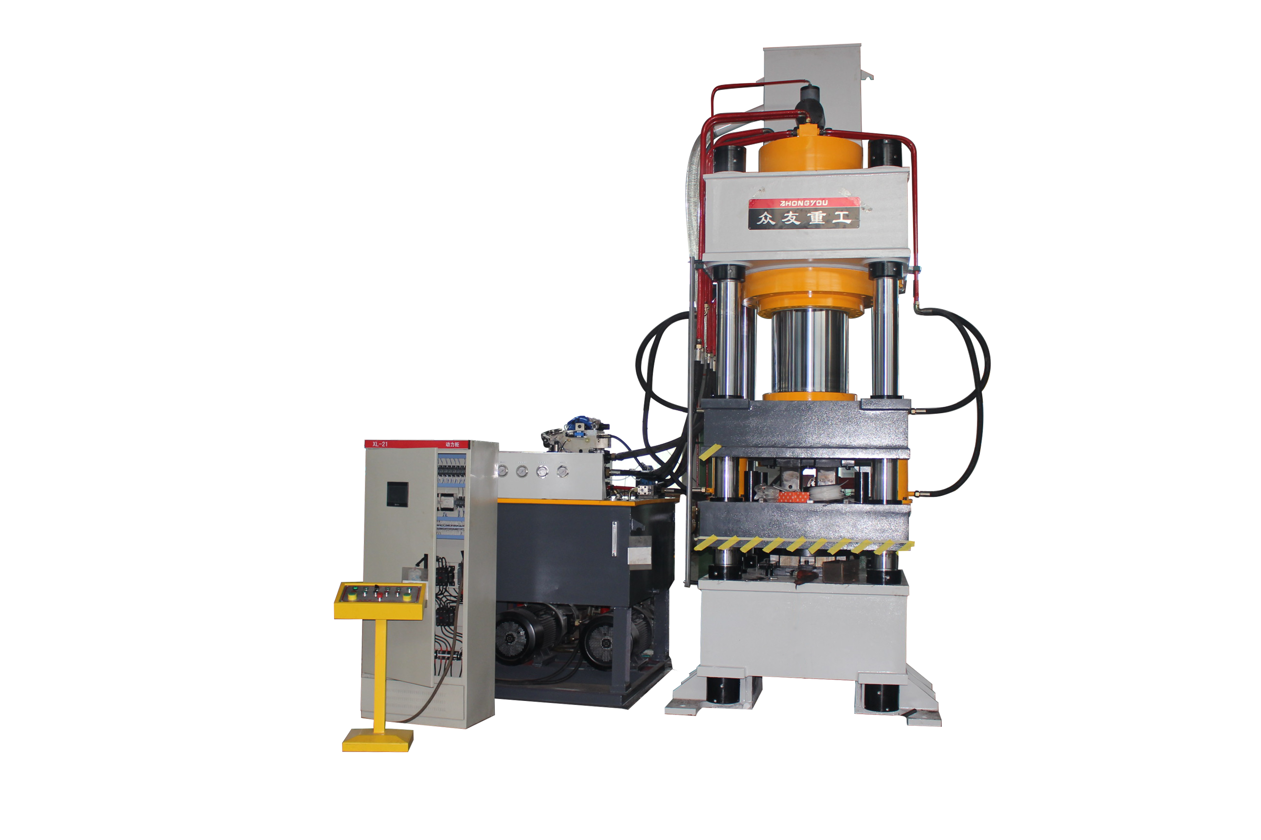 630T cattle and sheep brick licking hydraulic press
