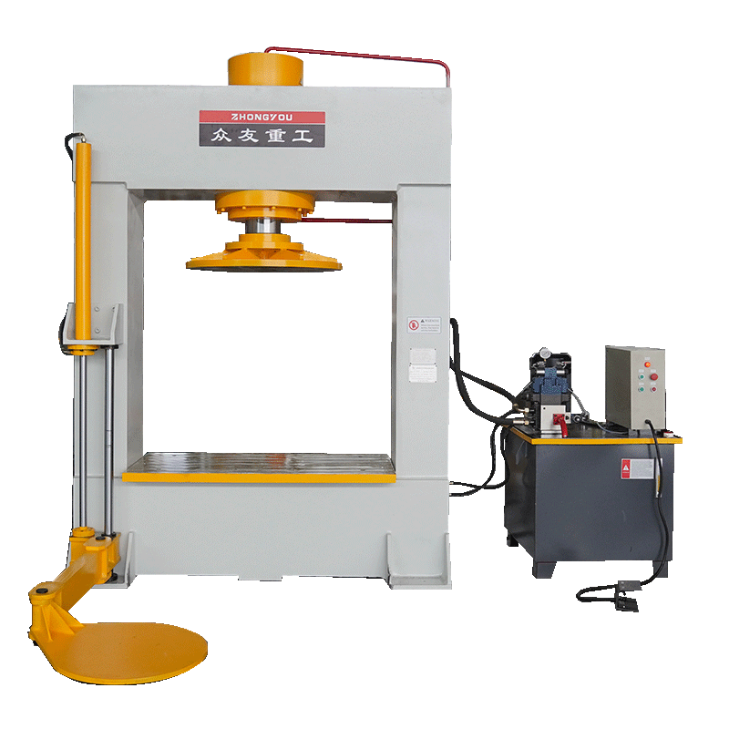 300T Gantry Tire Press 300T Engineering Vehicle Solid Tire Hydraulic Press