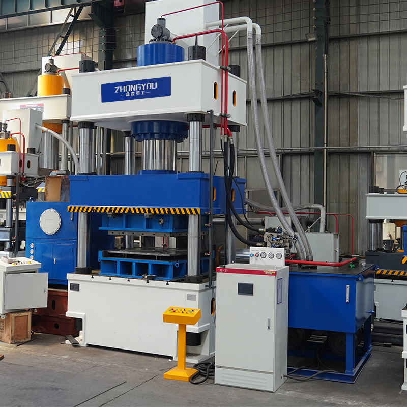 Stainless steel water tank hydraulic press 800 four-column hydraulic presses