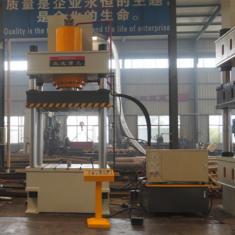 Sheet metal stamping and forming presses Hydraulic presses for pressing highway signs