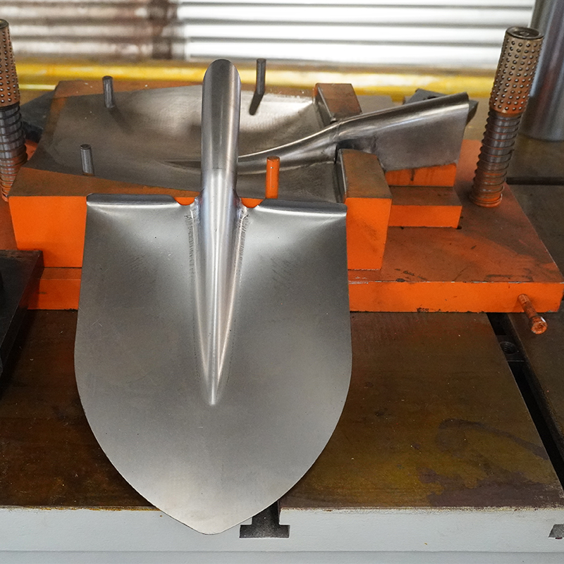 Hydraulic press for shovel production line