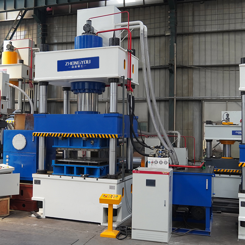 Stainless steel water tank hydraulic press 800 four-column hydraulic presses