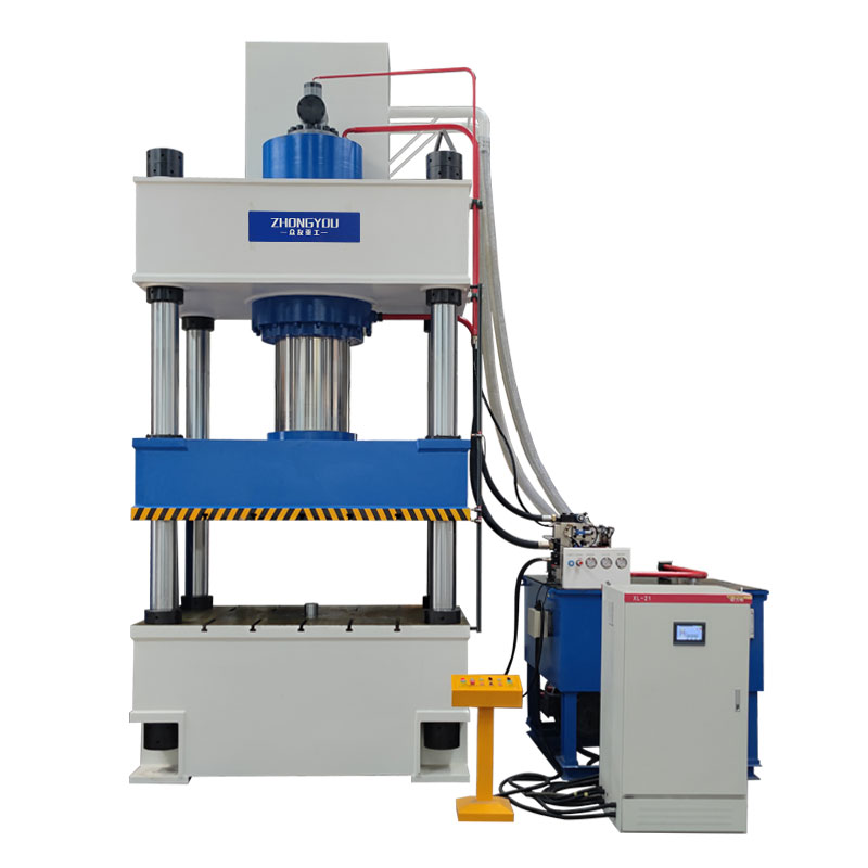 Three-beam four-column hot press 800 tons hydraulic press
