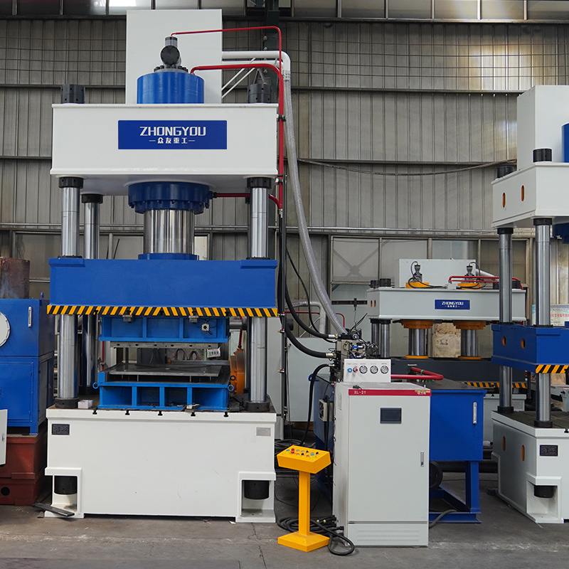 Stainless steel water tank hydraulic press 800 four-column hydraulic presses