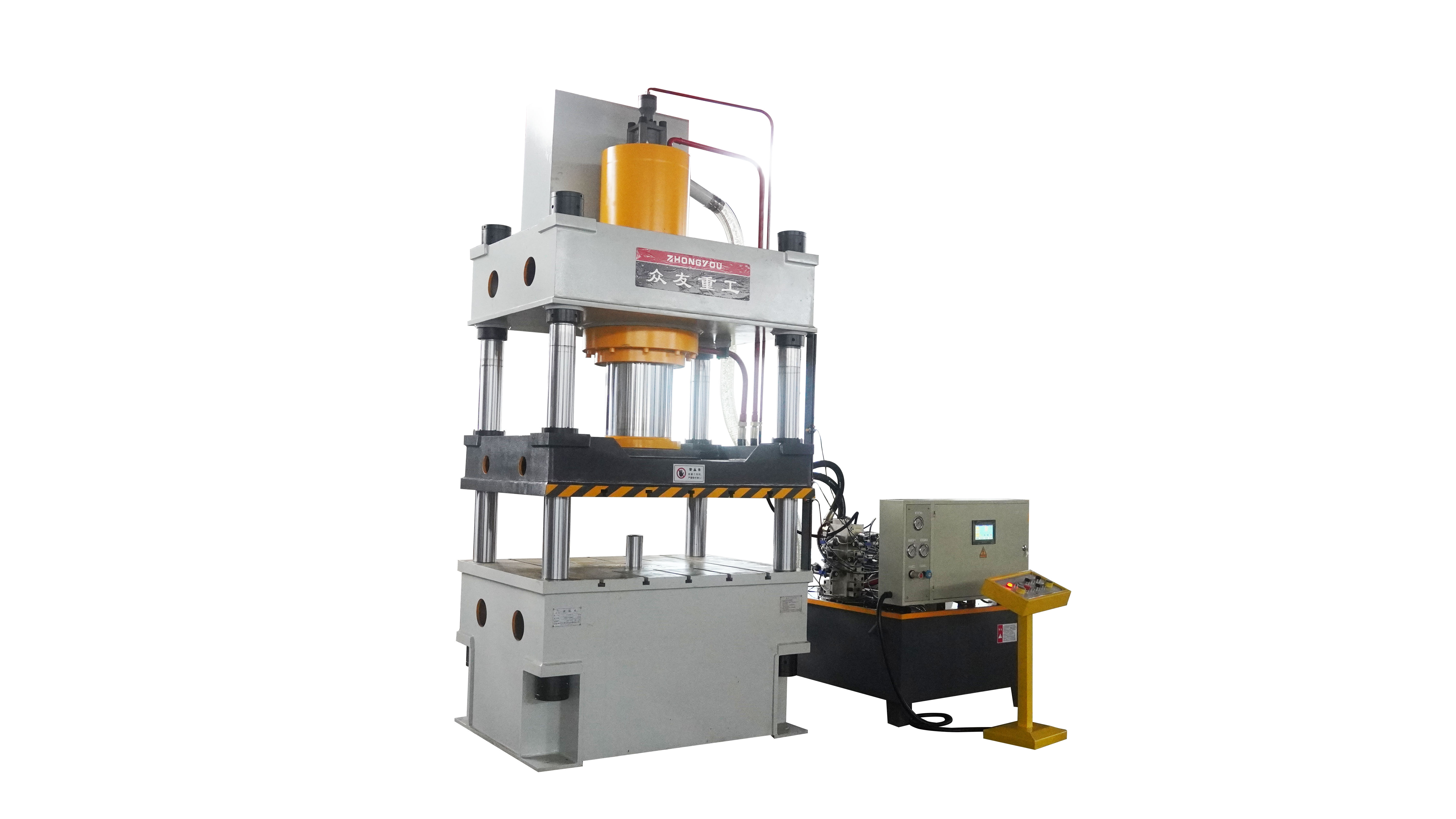 315 tons of four  pillar hydraulic pressure welding wire hydraulic press