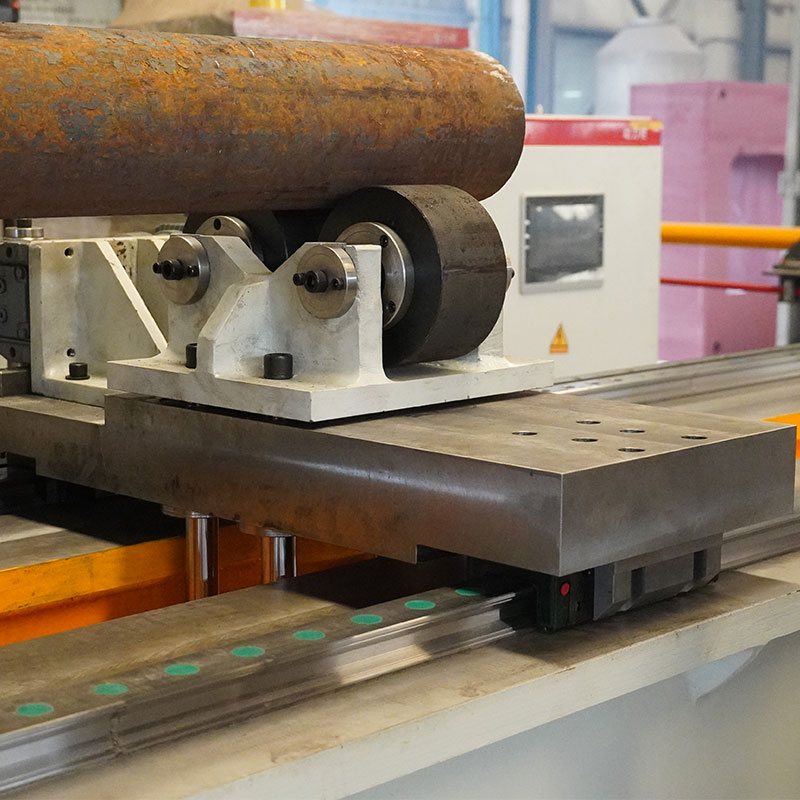 Round steel calibration single arm hydraulic press