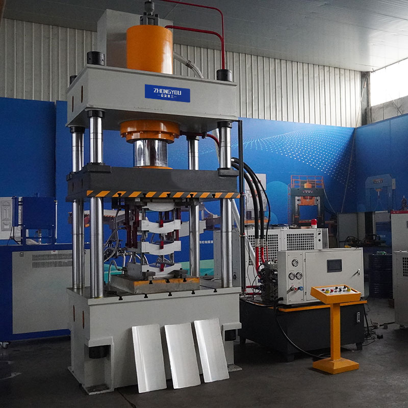 315 tons PE bulletproof insert molding hydraulic press machine
