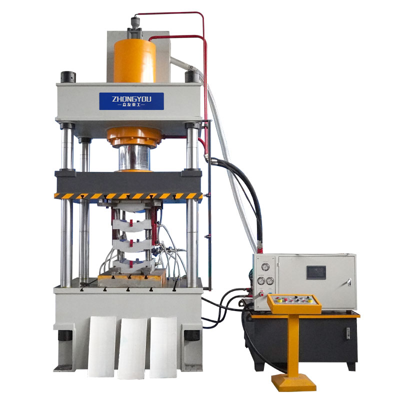  315 tons PE bulletproof insert molding hydraulic press machine