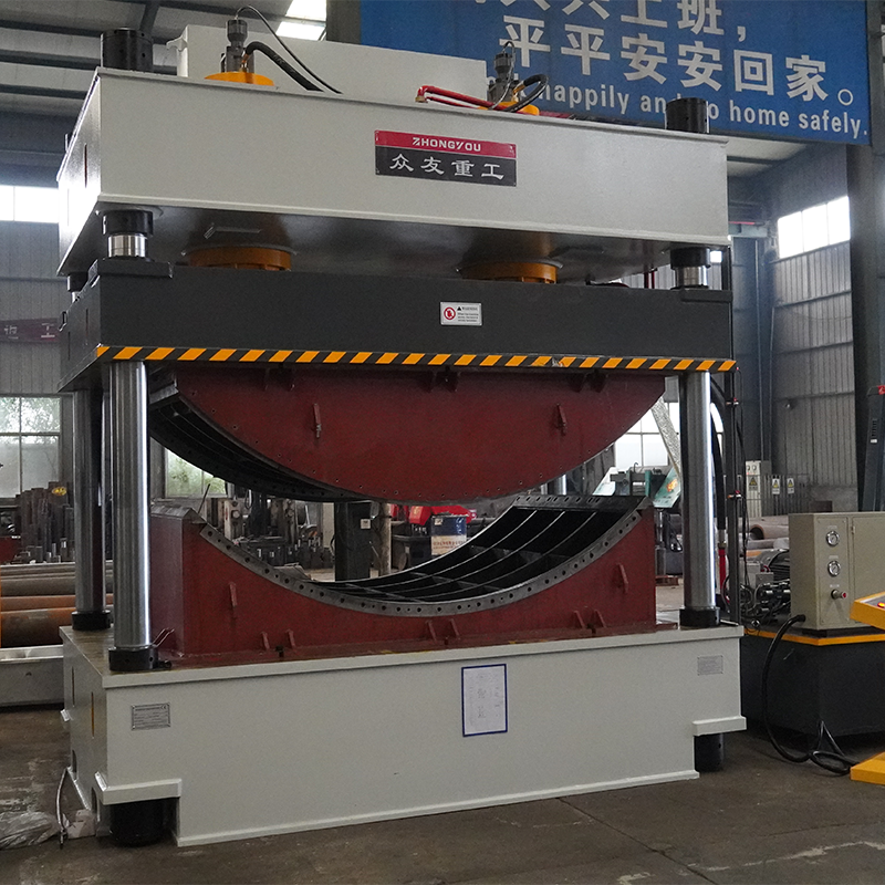 400-ton four-column hydraulic press     Double-Deck Steel Plate Bending Press