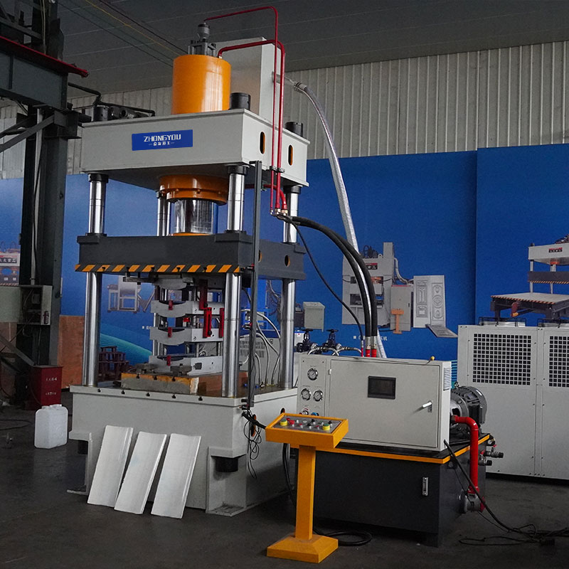 315 tons PE bulletproof insert molding hydraulic press machine