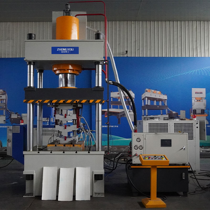 315 tons PE bulletproof insert molding hydraulic press machine