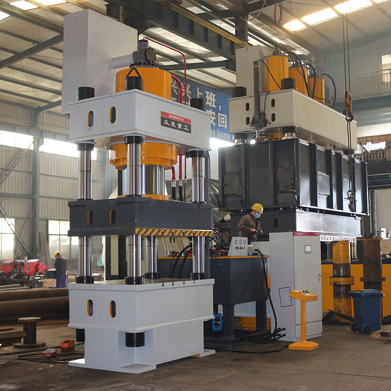 800-Ton Stainless Steel Water Tank Hydraulic Press