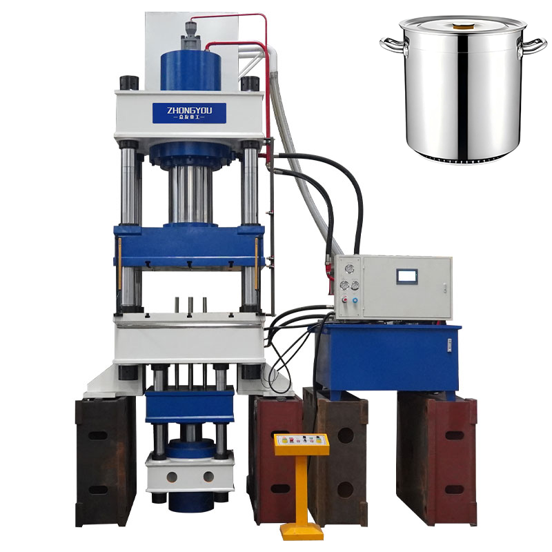 500-ton stainless steel pot stretching machine  Hydraulic Press for Metal Material Stretching and Forming     