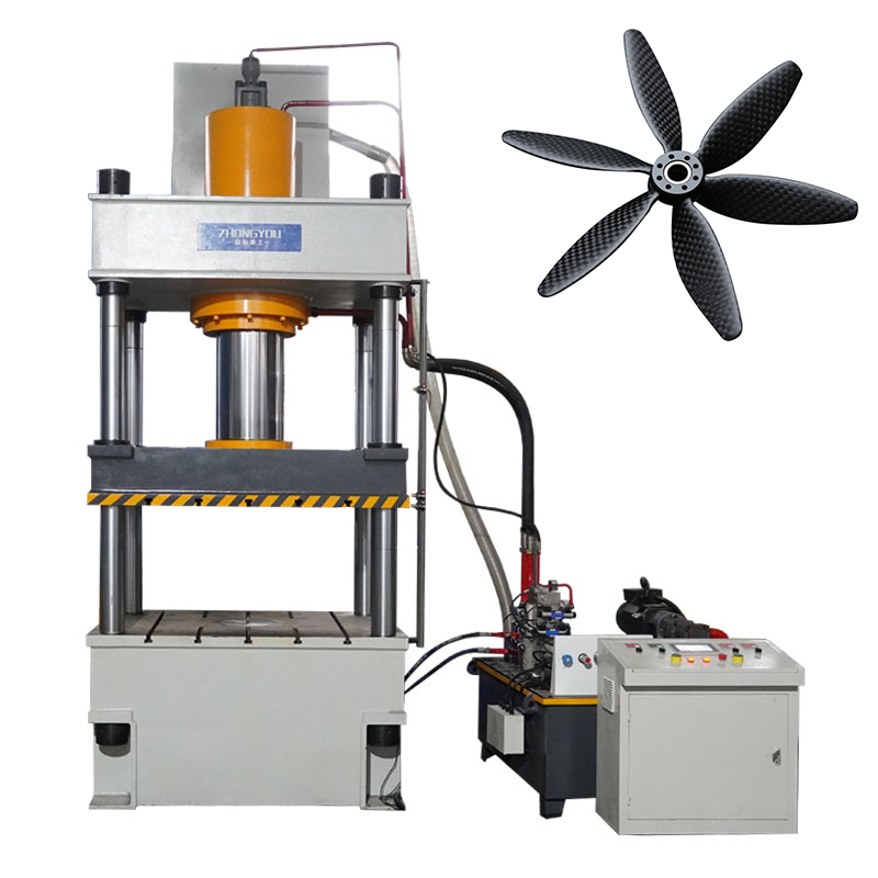 315-Ton Carbon Fiber Drone Propeller Blade Forming Hydraulic Press