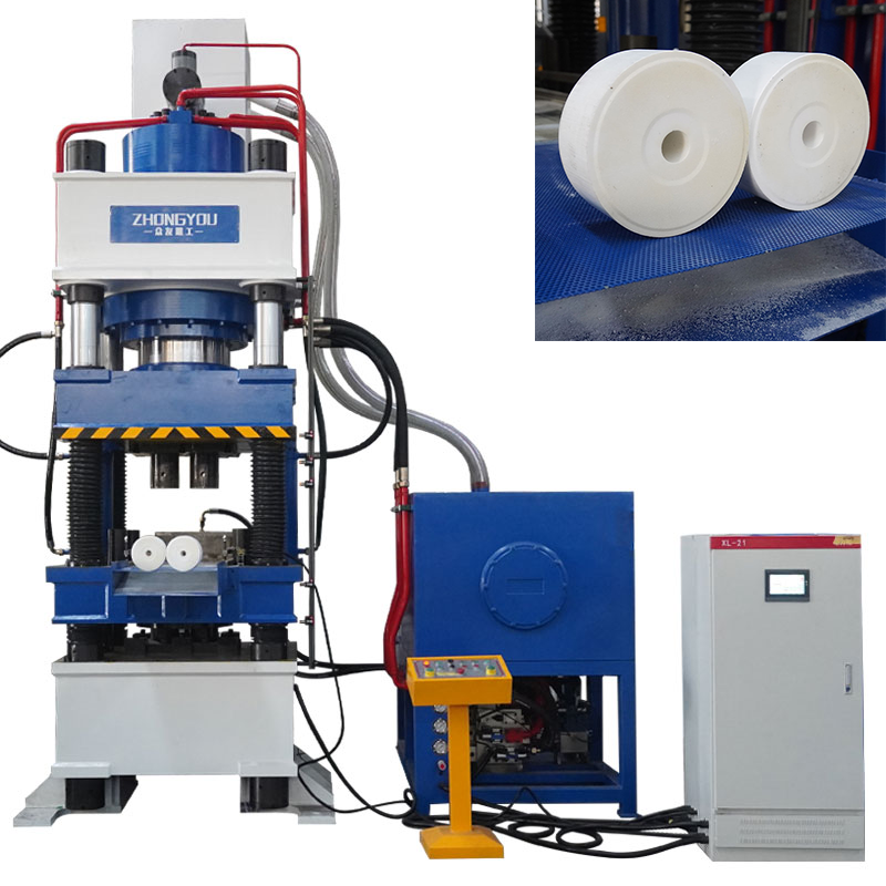 630-Ton Cattle and Sheep Lick Block Machine: One Output, Two Circular Blocks