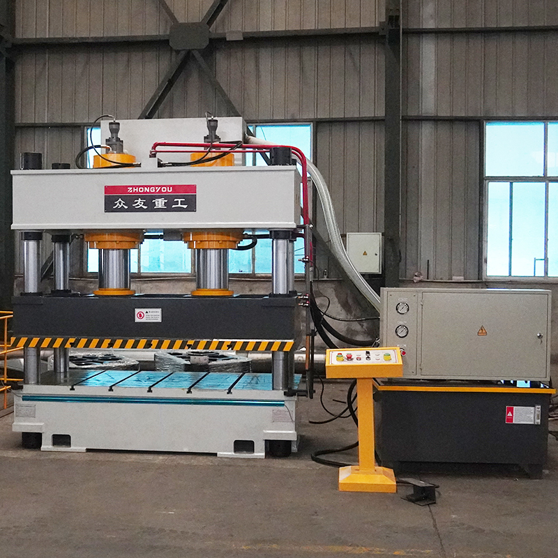 Color Stone Metal Tile Press Four-Column Hydraulic Press Production Line