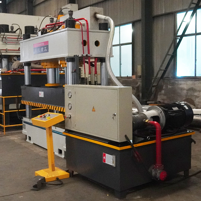 Color Stone Metal Tile Press Four-Column Hydraulic Press Production Line