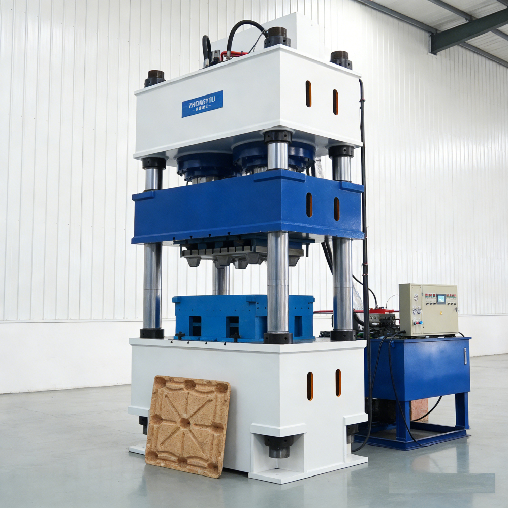 hot pressing sawdust wood chips pallet machine