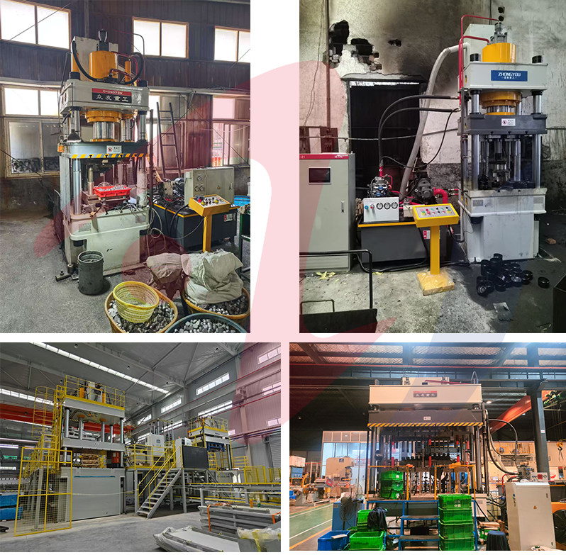 Hydraulic press for forming automotive air conditioning compressor components (1) Hydraulic press for forming automotive air conditioning compressor components (1)