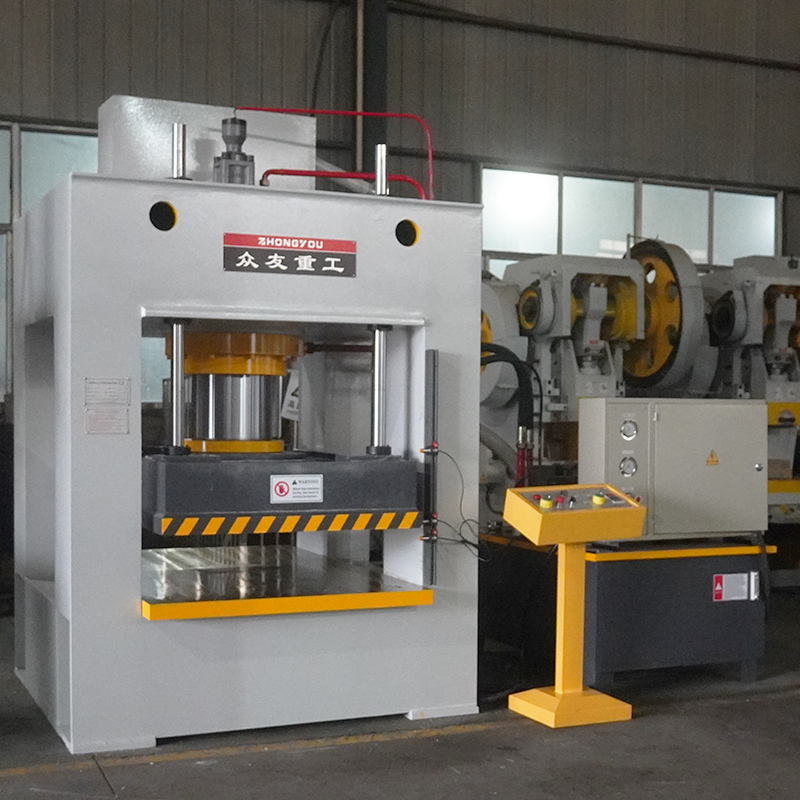 250-ton gantry hydraulic press for plastic tile forming