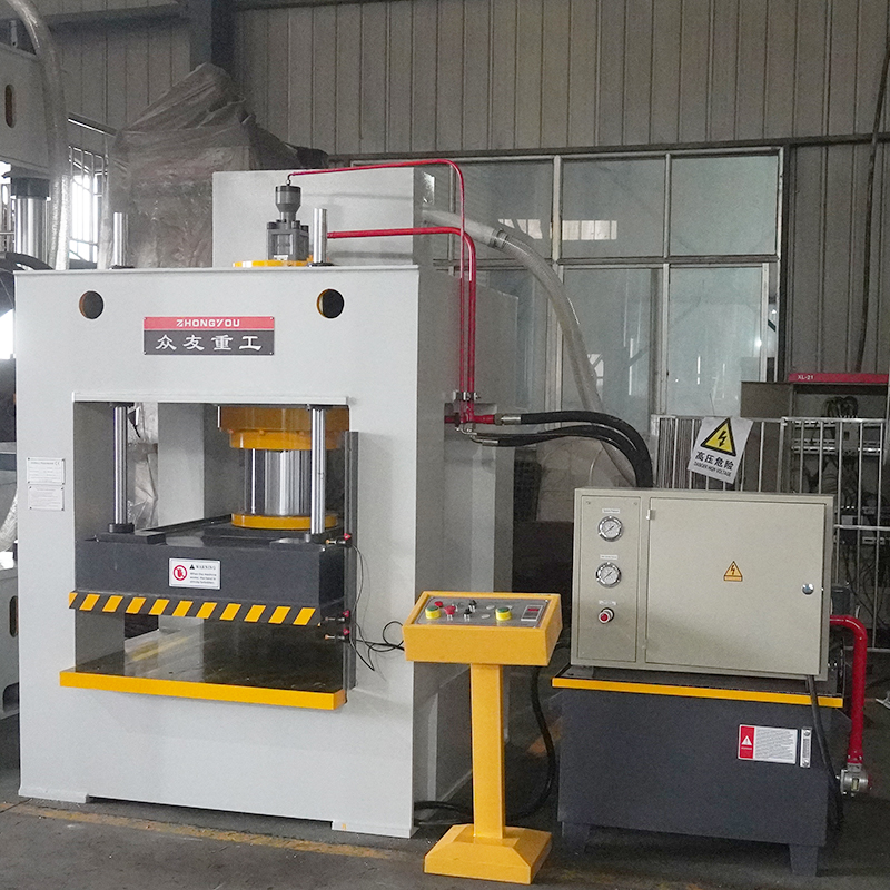 250-ton gantry hydraulic press for plastic tile forming