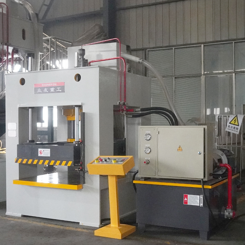 250-ton gantry hydraulic press for plastic tile forming