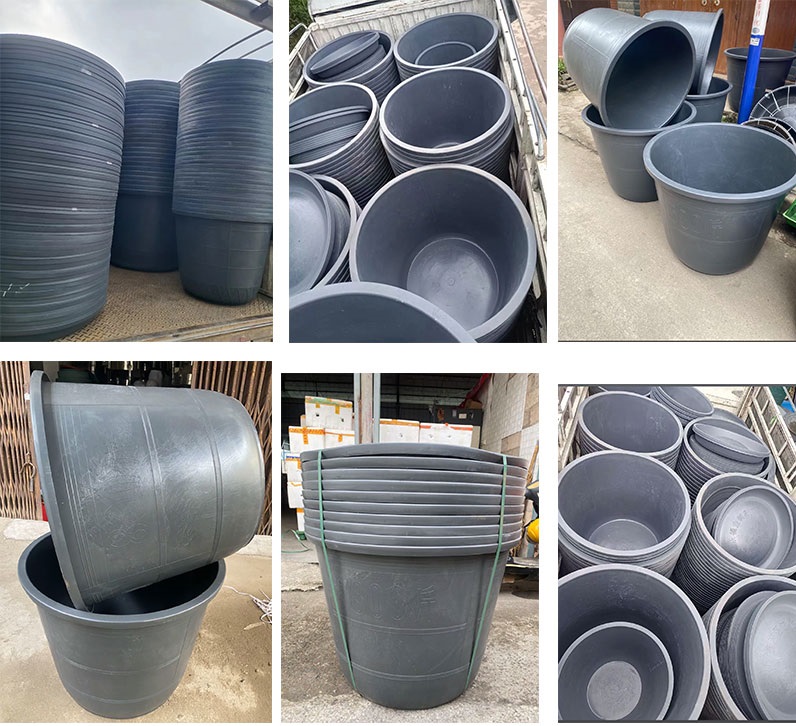 Plastic flower pots (1)