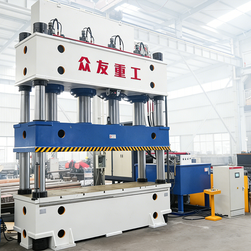 1,250-ton hydraulic press for home furnishings leather mats