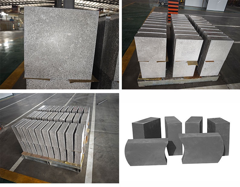 1,200-ton hydraulic press for forming powder-molded refractory bricks