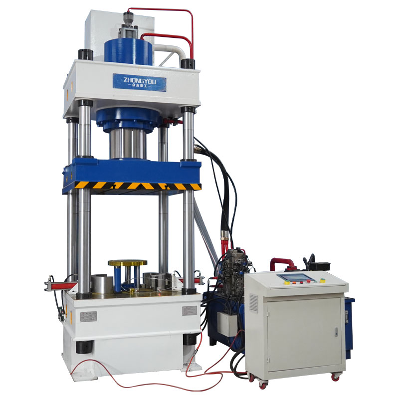315t hydraulic press hydraulic press  Side-mounted cylinder with servo display and linear scale