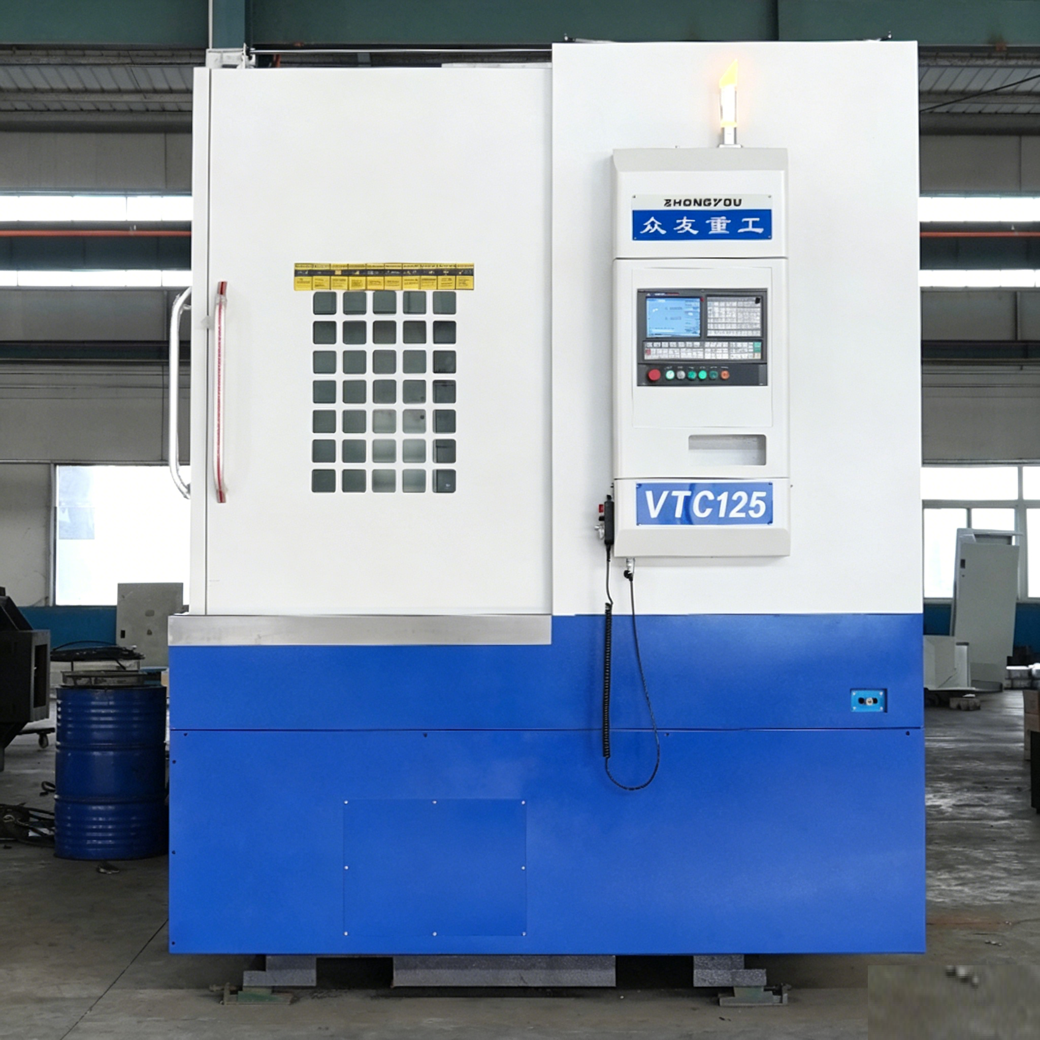 VTC125 CNC Vertical Lathe  Forklift Wheel Hubs