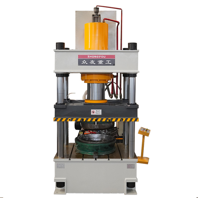 Hydraulic press for plastic basin molding   315-tonne four-column hydraulic press