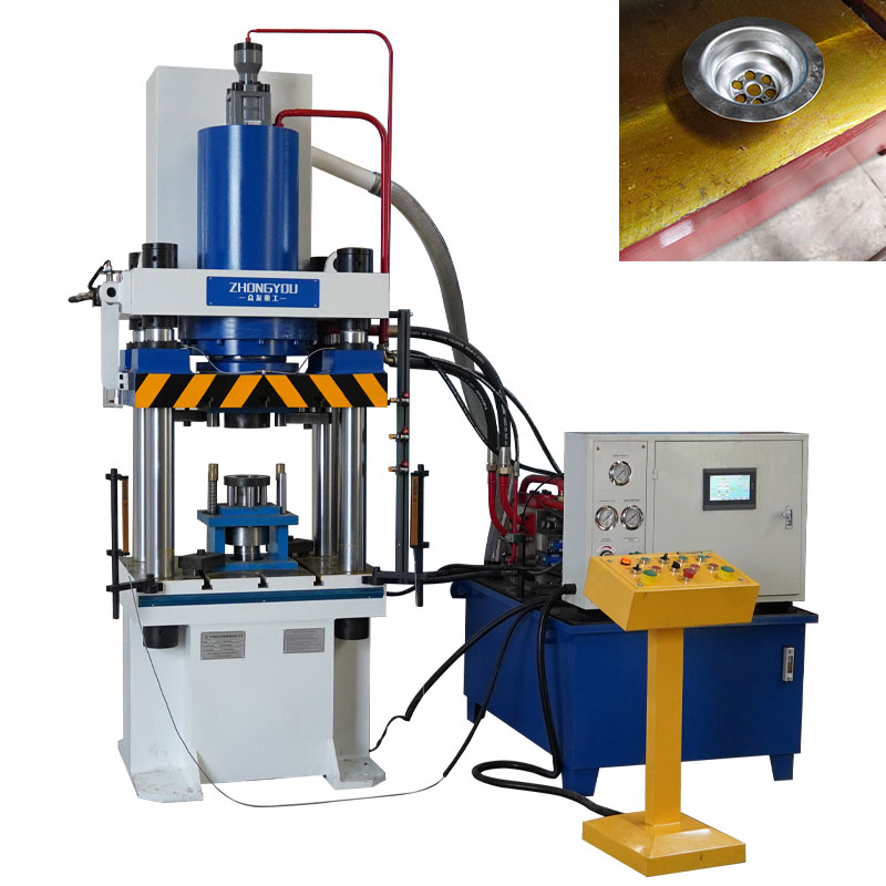 Industrial 200T Metal Floor Drain Molding Hydraulic Press Machine for Hardware Production