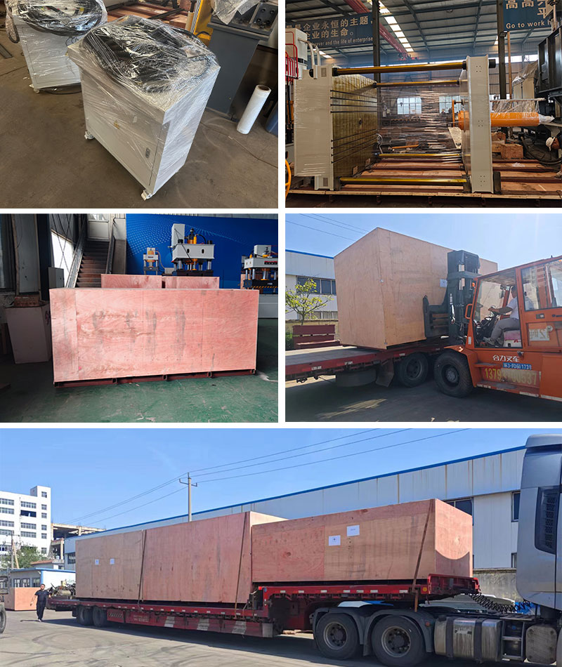 Zhongyou Heavy Industry Ships 10 Sets of 630-Ton Hydraulic Presses
