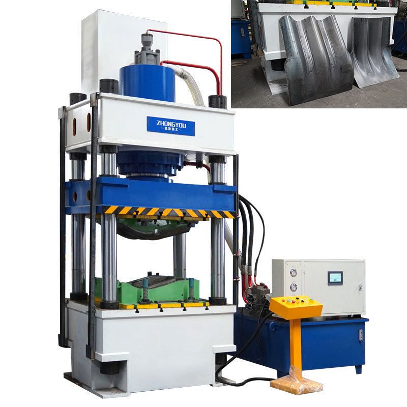 Highway Guardrail End Molding Hydraulic Press Machine