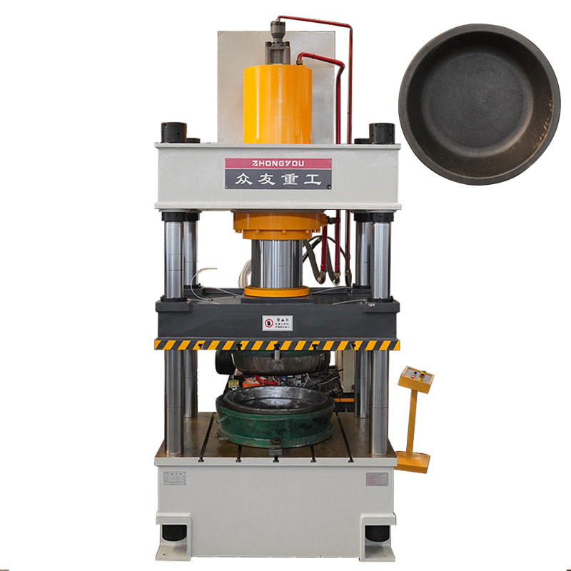 Hydraulic press for plastic basin molding   315-tonne four-column hydraulic press
