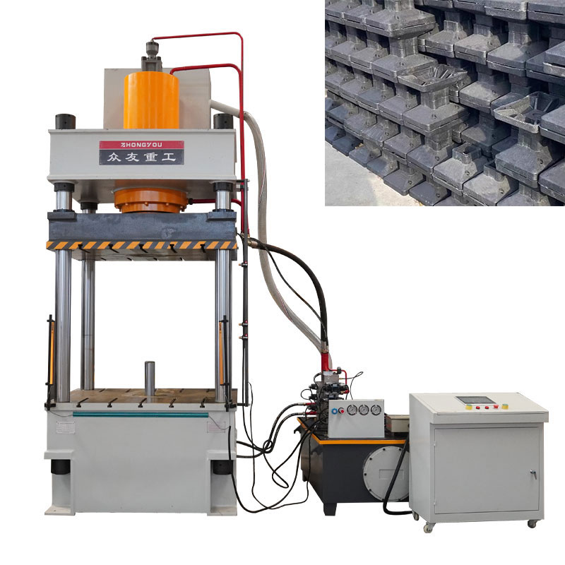 315 Ton Hydraulic Press for Highway Guardrail Rubber Base Molding