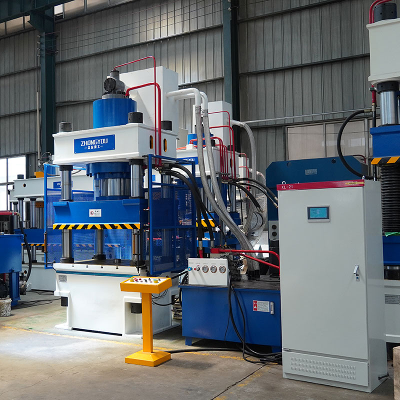 500 Ton Four Column Hydraulic Press 3-Beam 4-Column Metal Forming Hydraulic Press, High Precision Forging Equipment