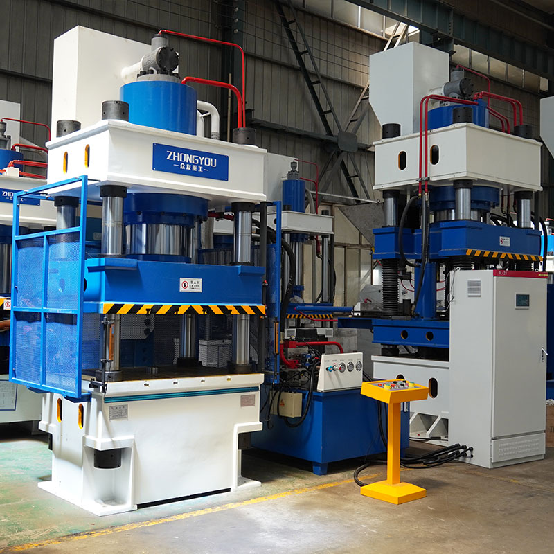 500 Ton Four Column Hydraulic Press 3-Beam 4-Column Metal Forming Hydraulic Press, High Precision Forging Equipment