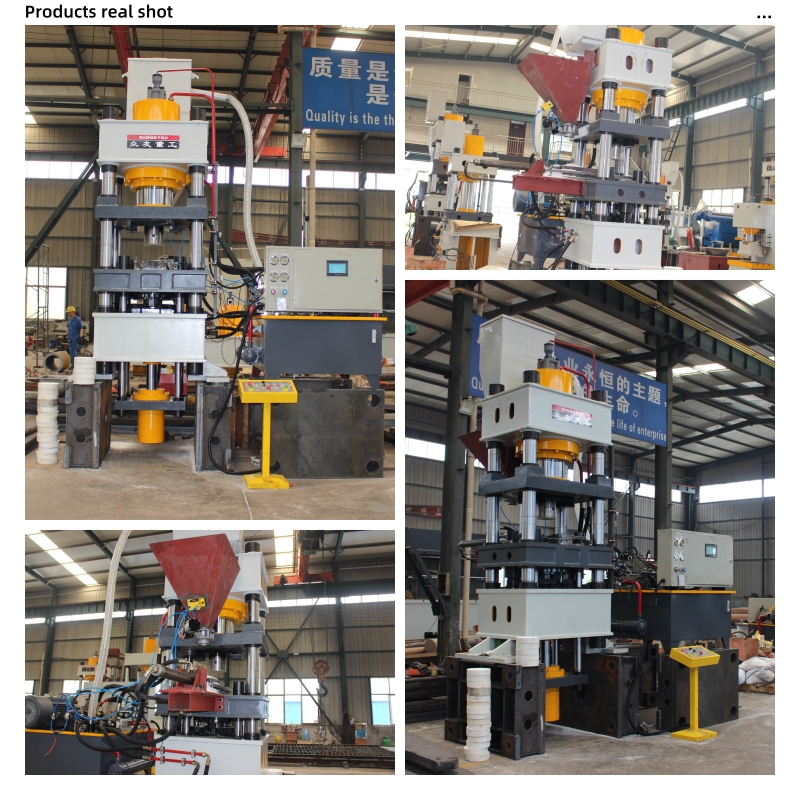 315t powder forming cattle and sheep licking brick hydraulic press 315t salt brick briquetting press产品实拍