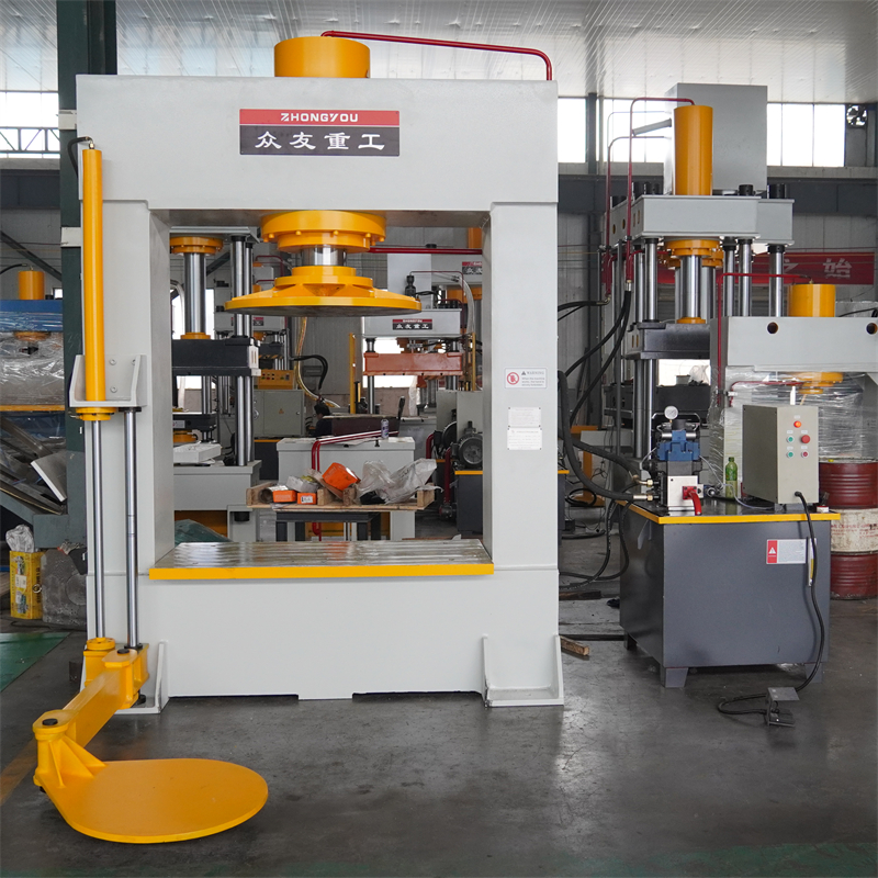 300T Gantry Tire Press 300T Engineering Vehicle Solid Tire Hydraulic Press