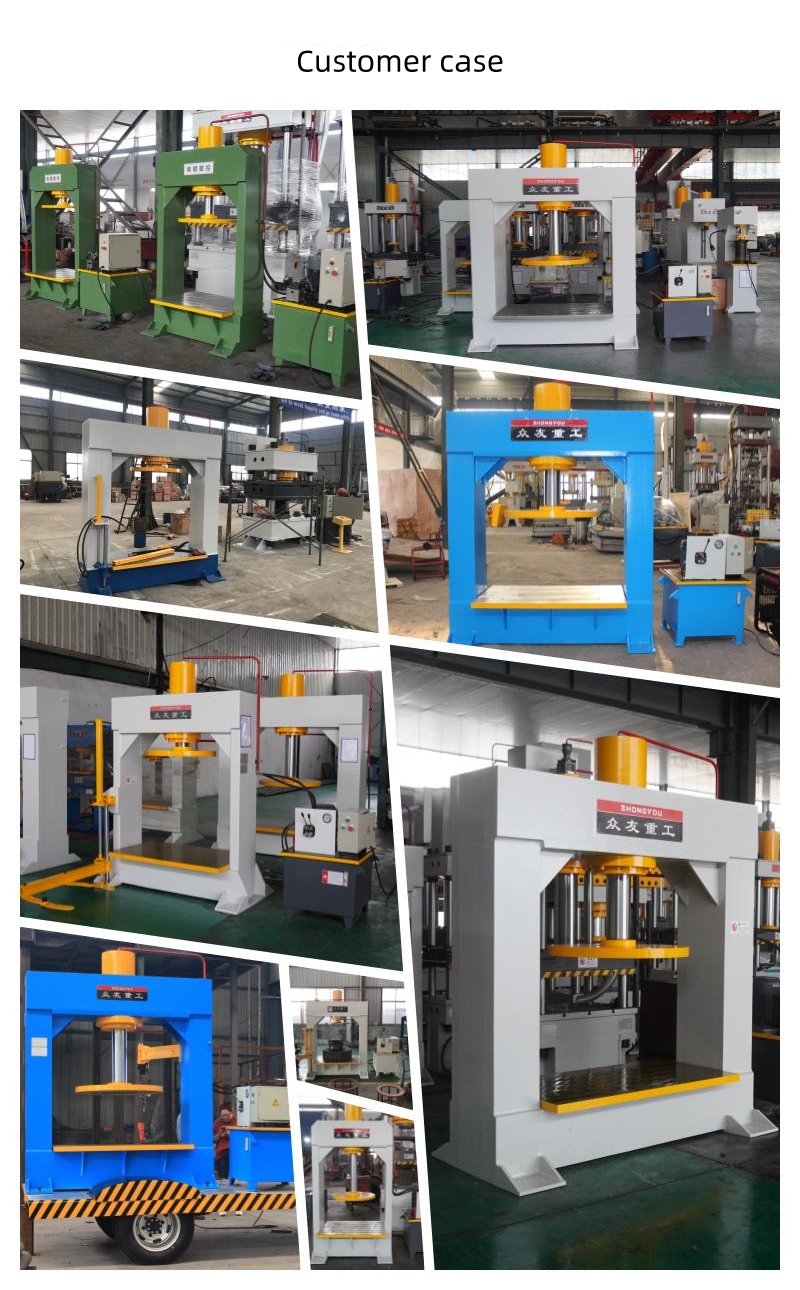 300T Gantry Tire Press 300T Engineering Vehicle Solid Tire Hydraulic Press