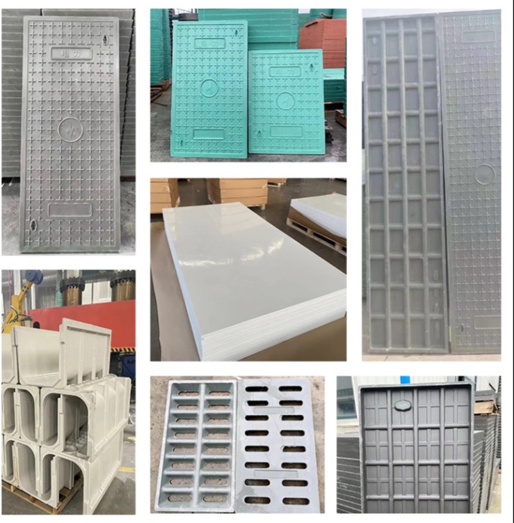 315 tonnes hot press resin manhole cover hydraulic press  (6)