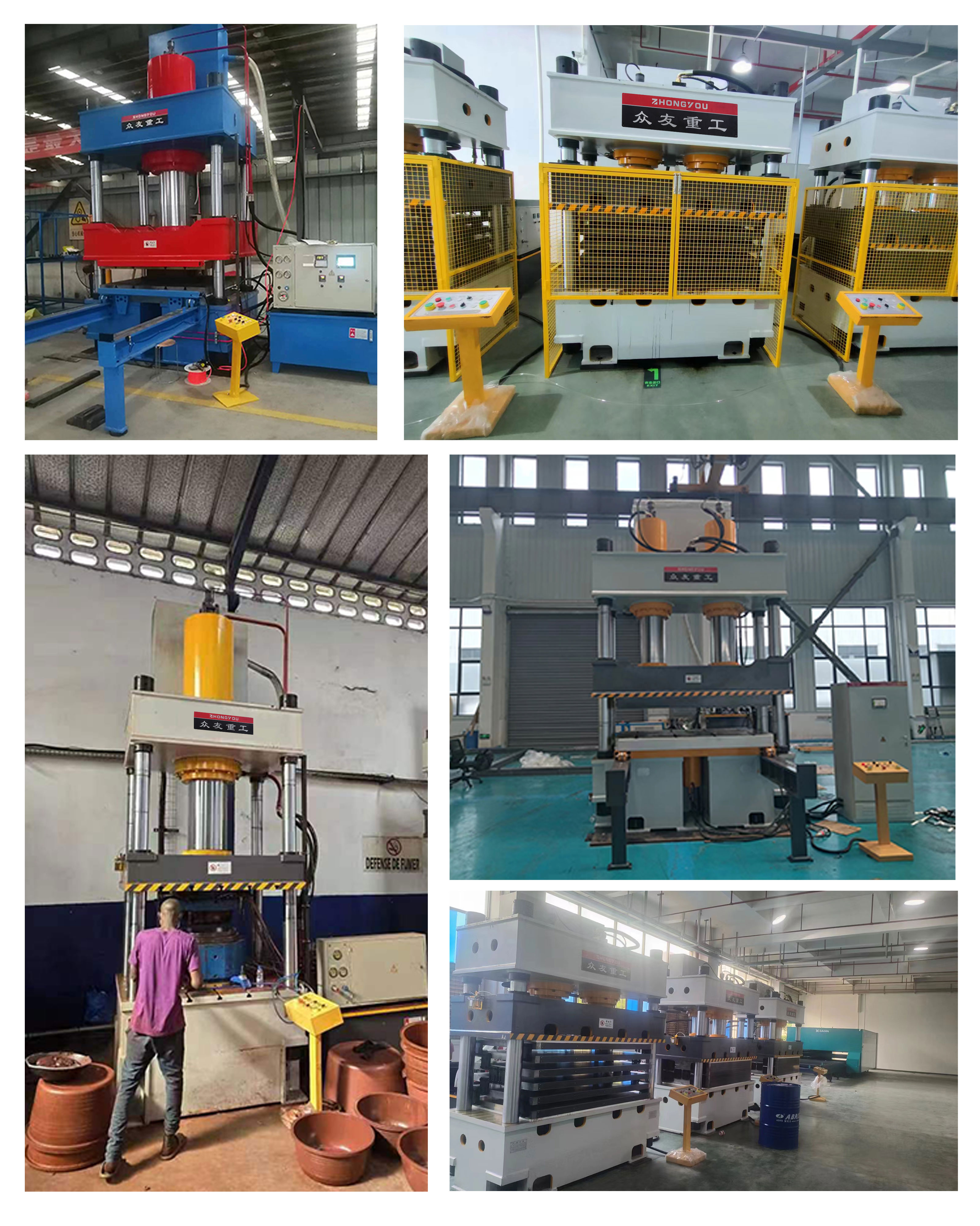 315 tonnes hot press resin manhole cover hydraulic press  (7)