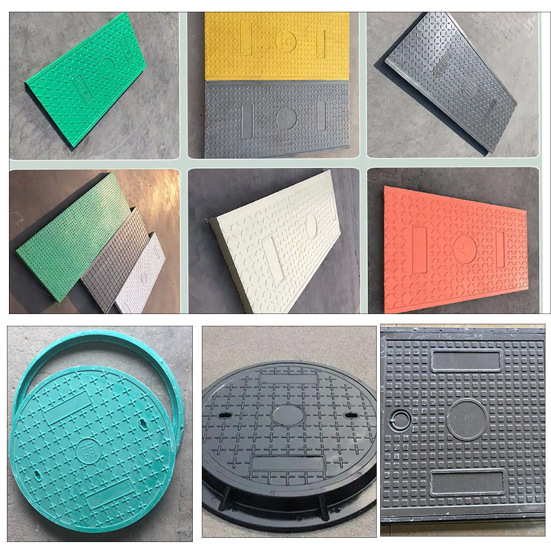 SMC resin manhole cover hot press molding 500 tons hydraulic pressure machine (6)